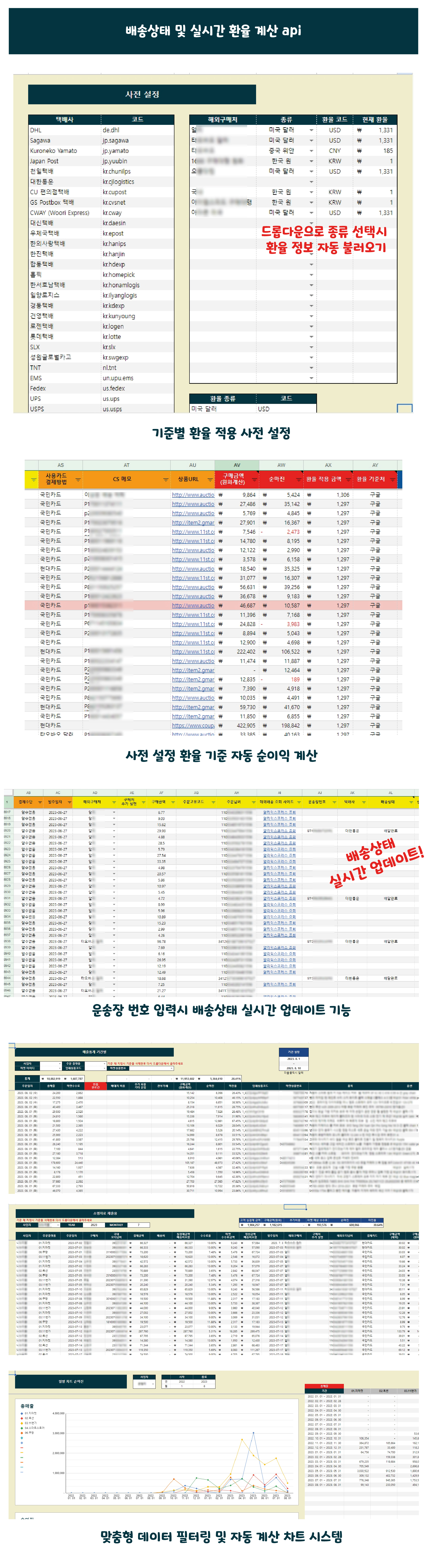 다양한 구글시트 시스템